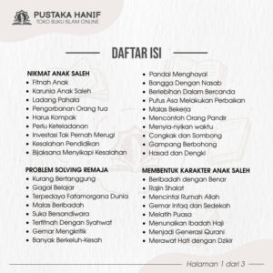 daftar isi buku golden ways anak sholeh 1