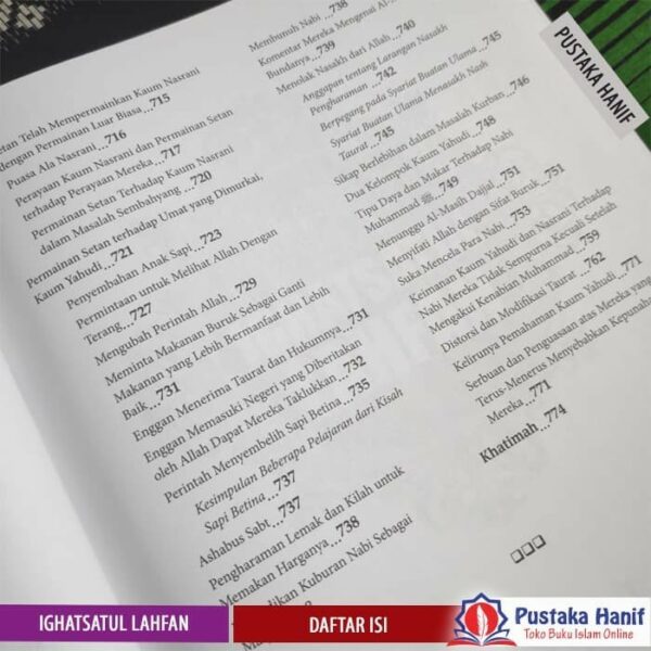 daftar-isi-buku-Ighatsatul Lahfan-4 Buku Ighatsatul Lahfan - Gambar 3
